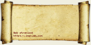 Emilija Dačić vizit kartica